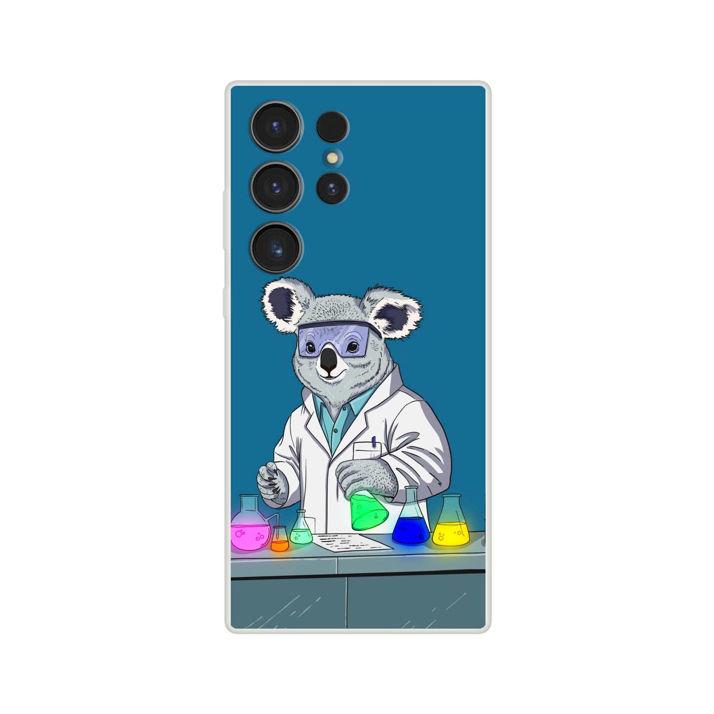 ChimiFlexi - Cover per smartphone flessibile - Lama&Koala (iPhone)