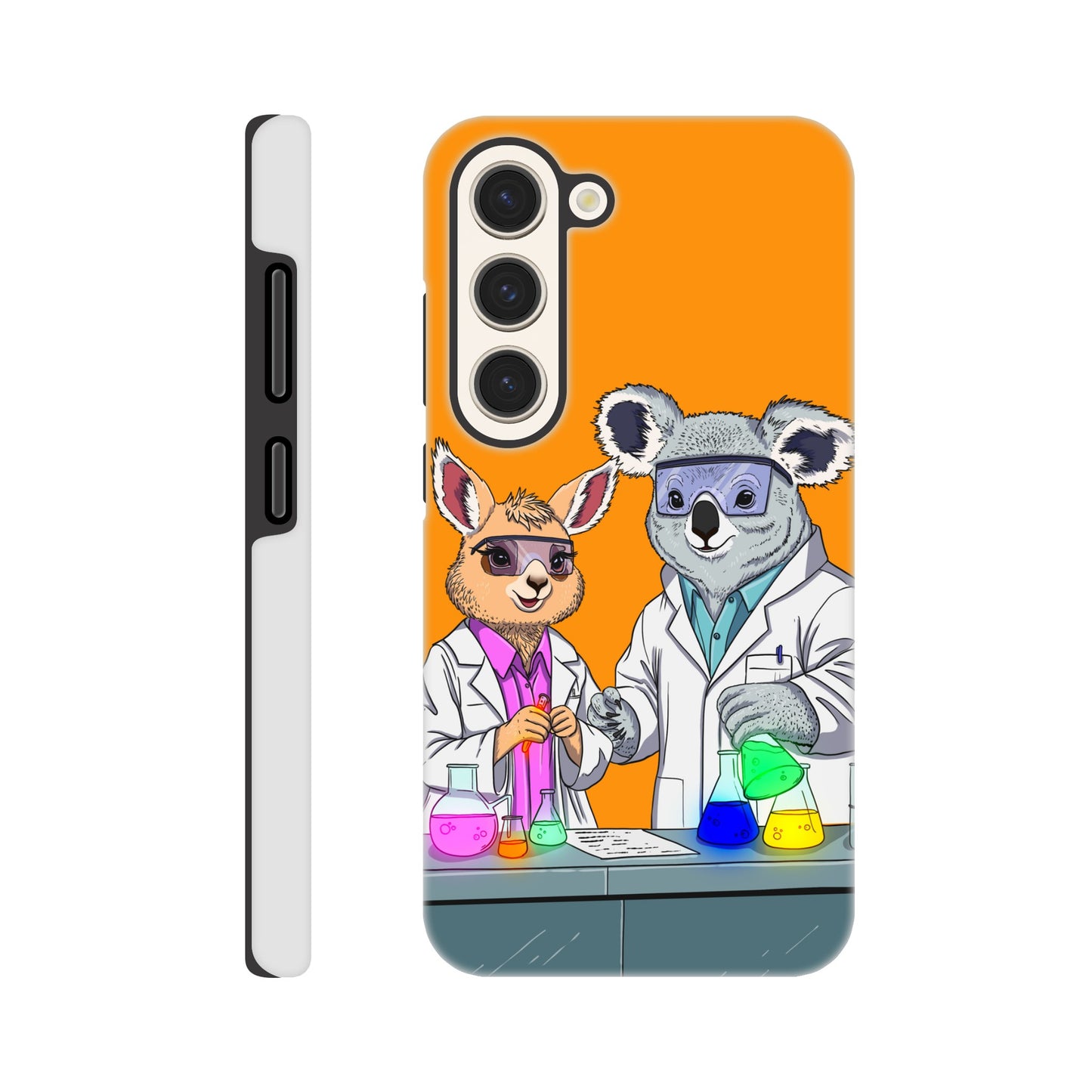 ChimiProtect - Cover rigida per famiglia Galaxy S24 - Lama&Koala