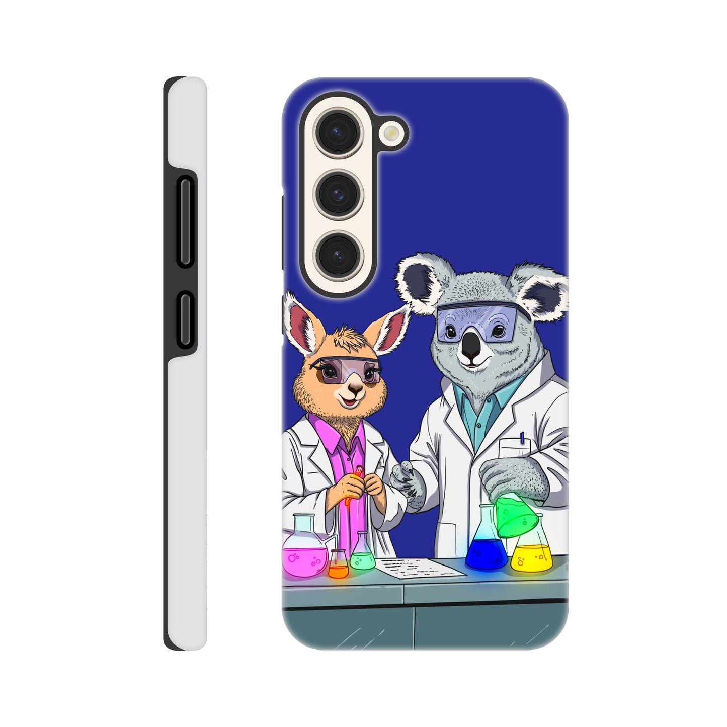 ChimiProtect - Cover rigida per famiglia Galaxy S24 - Lama&Koala