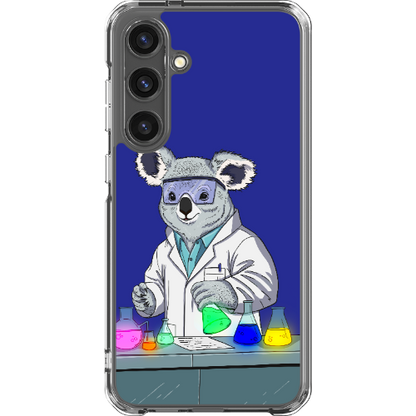 CHIMISafe - Custodia protettiva per Galaxy S24 - Koala (blu)