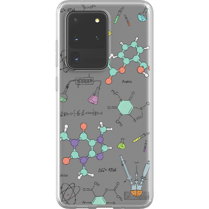 ChimiFlexi - Cover per smartphone flessibile - Chimica/Trasparente (iPhone + Samsung S9-S23)