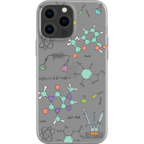 ChimiFlexi - Cover per smartphone flessibile - Chimica/Trasparente (iPhone + Samsung S9-S23)