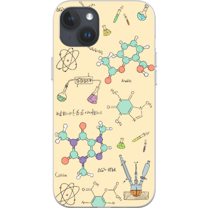 ChimiFlexi - Cover per smartphone flessibile - Chimica/colorato (iPhone + Samsung S8-S23)