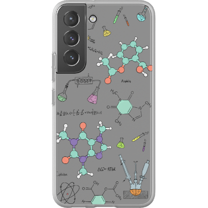 ChimiFlexi - Cover per smartphone flessibile - Chimica/Trasparente (iPhone + Samsung S9-S23)