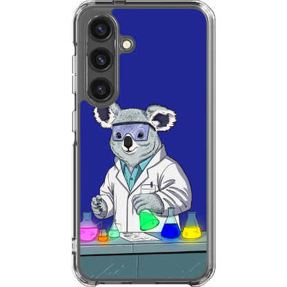 CHIMISafe - Custodia protettiva per Galaxy S24 - Koala (blu)