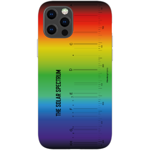 ChimiFlexi - Cover per smartphone flessibile - The Solar Spectrum (iPhone)