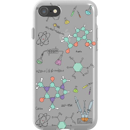 ChimiFlexi - Cover per smartphone flessibile - Chimica/Trasparente (iPhone + Samsung S9-S23)