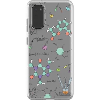 ChimiFlexi - Cover per smartphone flessibile - Chimica/Trasparente (iPhone + Samsung S9-S23)