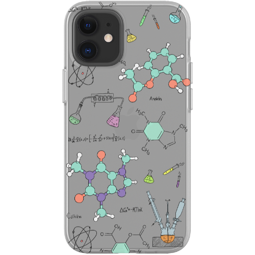 ChimiFlexi - Cover per smartphone flessibile - Chimica/Trasparente (iPhone + Samsung S9-S23)