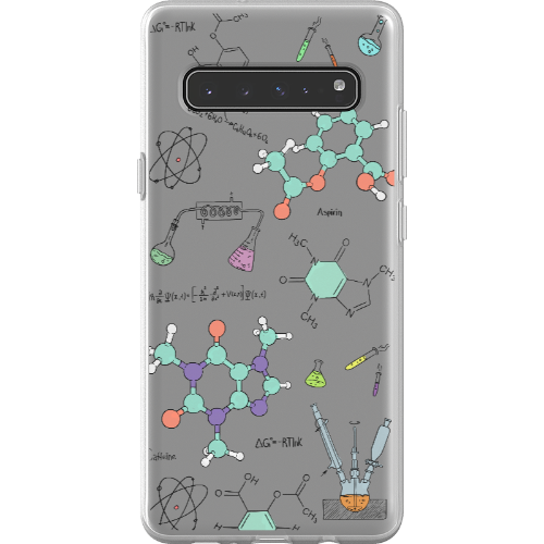 ChimiFlexi - Cover per smartphone flessibile - Chimica/Trasparente (iPhone + Samsung S9-S23)