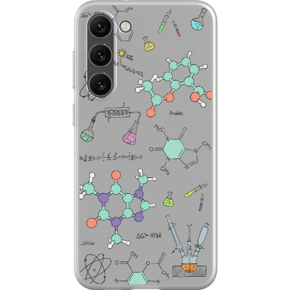 ChimiFlexi - Cover per smartphone flessibile - Chimica/Trasparente (iPhone + Samsung S9-S23)