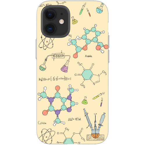 ChimiFlexi - Cover per smartphone flessibile - Chimica/colorato (iPhone + Samsung S8-S23)