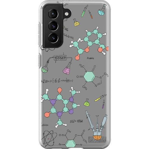 ChimiFlexi - Cover per smartphone flessibile - Chimica/Trasparente (iPhone + Samsung S9-S23)