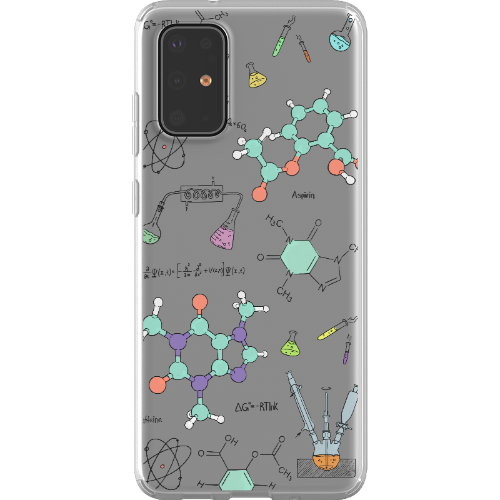 ChimiFlexi - Cover per smartphone flessibile - Chimica/Trasparente (iPhone + Samsung S9-S23)