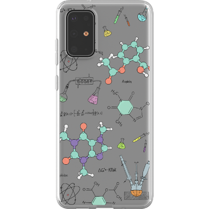 ChimiFlexi - Cover per smartphone flessibile - Chimica/Trasparente (iPhone + Samsung S9-S23)