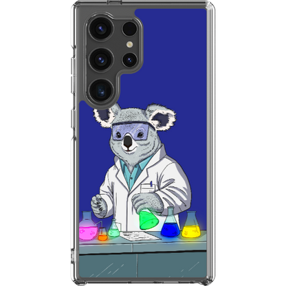 CHIMISafe - Custodia protettiva per Galaxy S24 - Koala (blu)