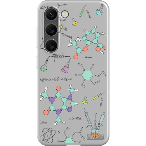 ChimiFlexi - Cover per smartphone flessibile - Chimica/Trasparente (iPhone + Samsung S9-S23)