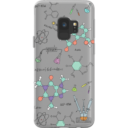 ChimiFlexi - Cover per smartphone flessibile - Chimica/Trasparente (iPhone + Samsung S9-S23)