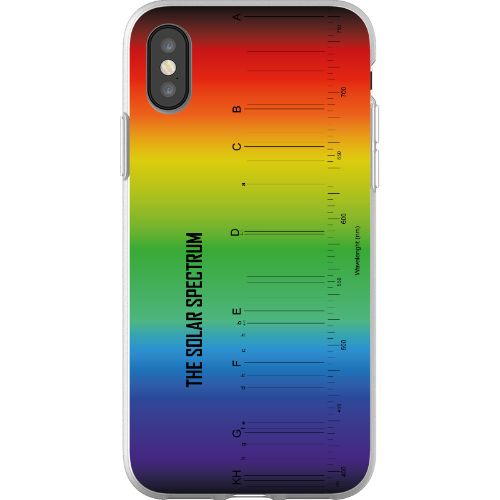 ChimiFlexi - Cover per smartphone flessibile - The Solar Spectrum (iPhone)